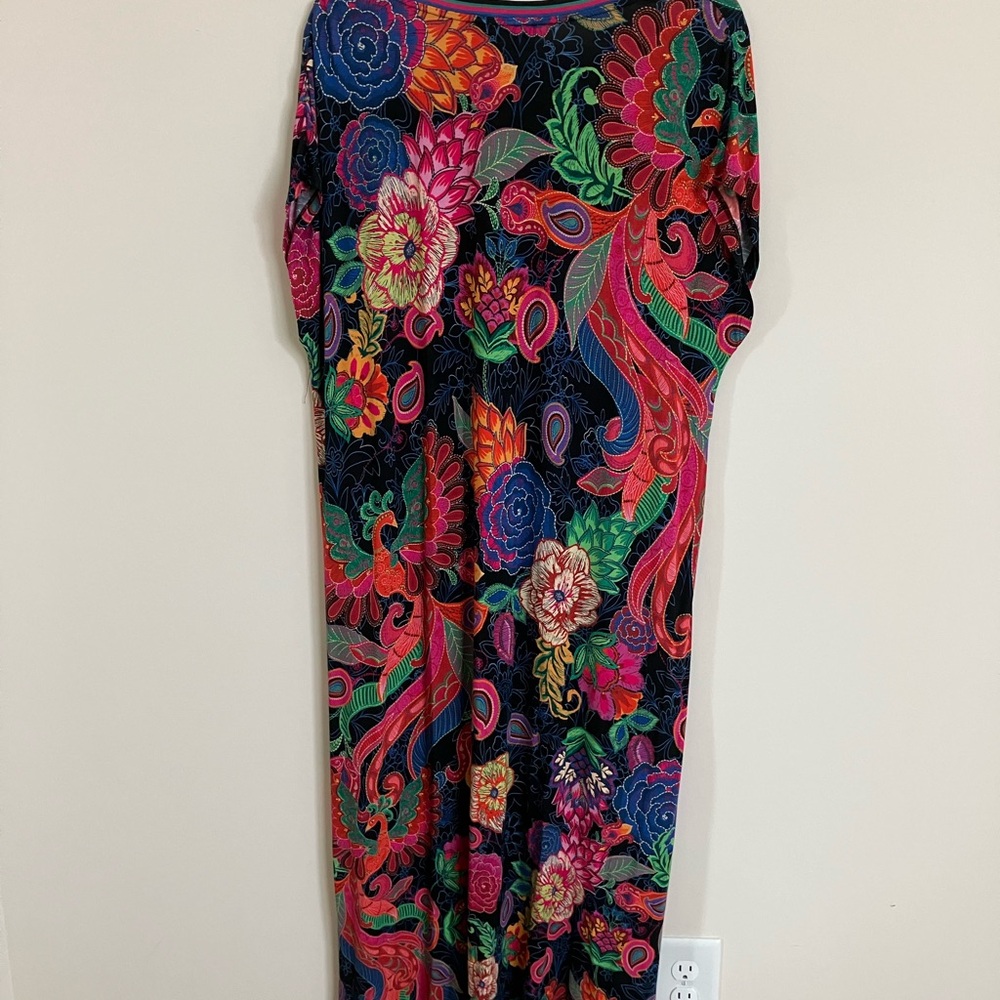 Johnny Was Vibrant Floral Maxi Dress - Picture 6 of 10